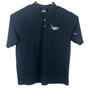 NIKE Golf  "NAGL MFG" Black Dri-Fit  Polo Shirt Men's Size XL